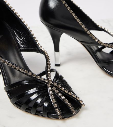 Chloé Pumps Leonie Dorsay in pelle con cristalli - Chloe - Modalova