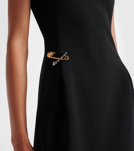 Midikleid Safety Pin aus Cady - Versace - Modalova