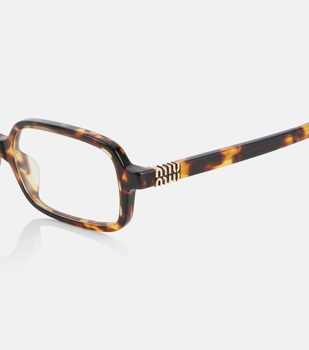 Miu Miu Rectangular glasses - Miu Miu - Modalova