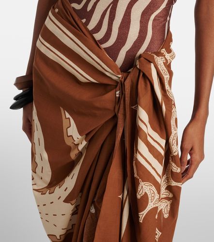 Pareo de algodón estampado - Johanna Ortiz - Modalova