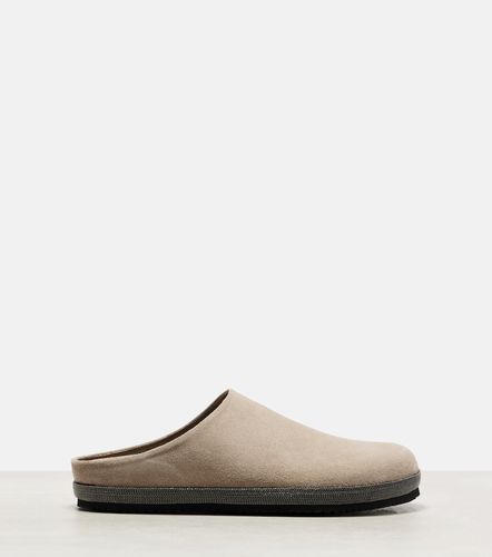 Monili suede clogs - Brunello Cucinelli - Modalova