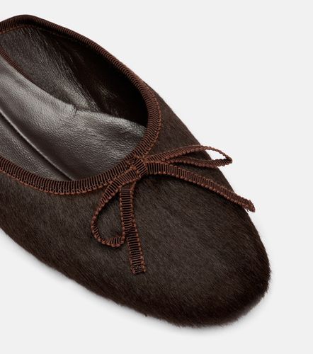 Calf hair d'Orsay ballet flats - Herbert Levine - Modalova