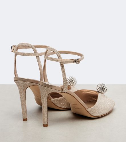 Sandali Sacora 85 con glitter - Jimmy Choo - Modalova