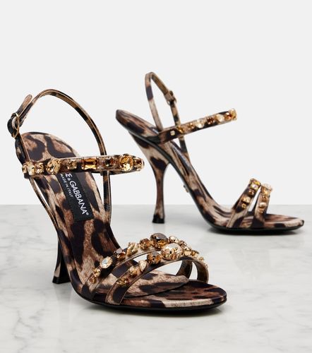 Sandalias Keira 2.0 105 de satén - Dolce&Gabbana - Modalova
