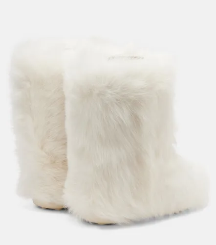 Versace Shearling boots - Versace - Modalova
