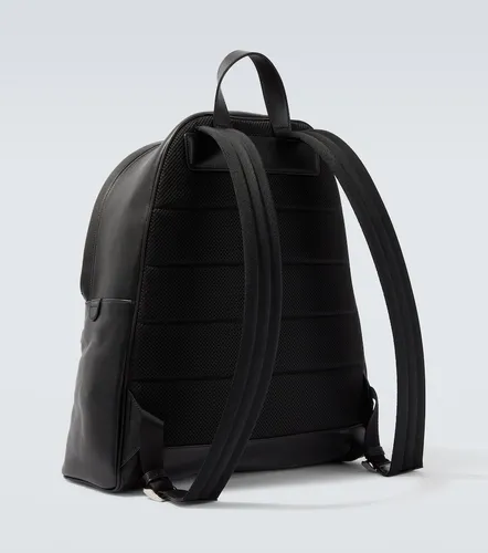 Gucci Web Stripe leather backpack - Gucci - Modalova