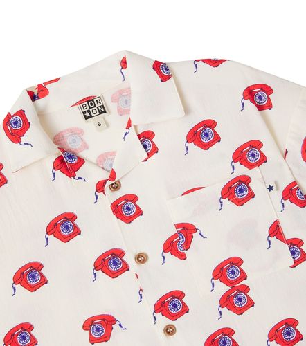 Camisa Las Vegas de algodón estampada - Bonton - Modalova