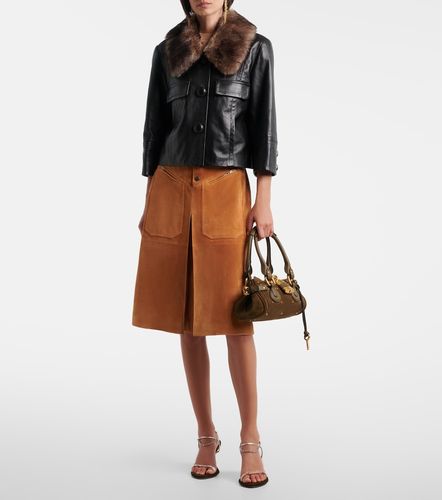 Chloé Gonna midi in suede - Chloe - Modalova