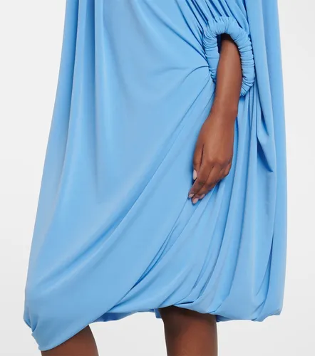 Gesmoktes Midikleid mit Cape - Coperni - Modalova