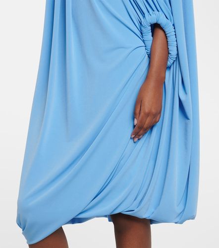 Vestido midi drapeado con capa - Coperni - Modalova