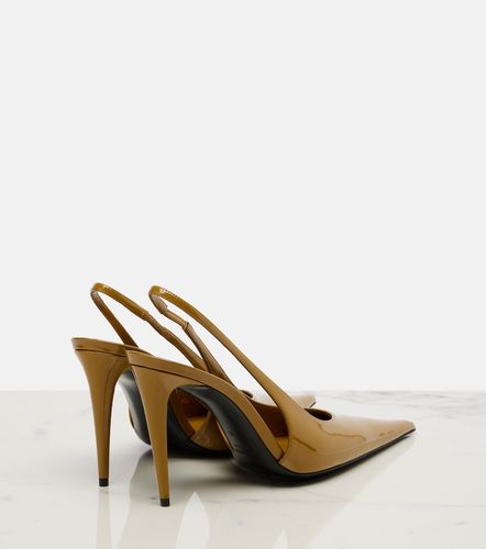 Guermantes patent leather slingback pumps - Saint Laurent - Modalova