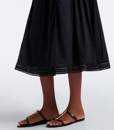 Falda midi Alice de algodón bordada - Ulla Johnson - Modalova