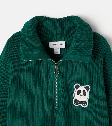 Jersey de algodón con media cremallera - Mini Rodini - Modalova