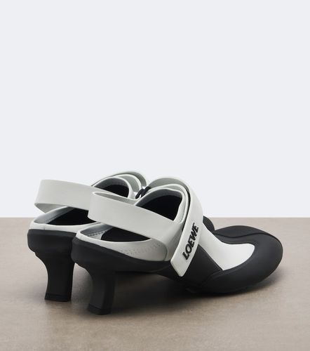 Slingback-Pumps Dive aus Leder - Loewe - Modalova