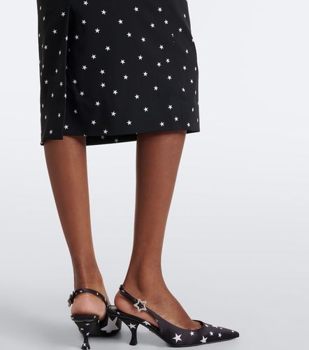 Printed silk-blend midi dress - Dolce&Gabbana - Modalova