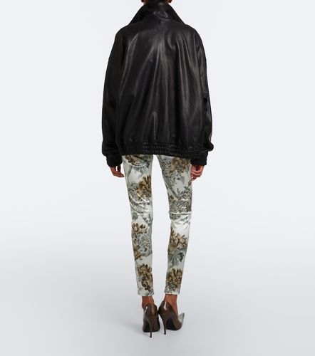 High-Rise Skinny Hose aus Jersey - Acne Studios - Modalova