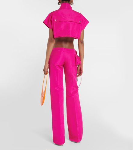 LaQuan Smith Cropped satin jacket - LaQuan Smith - Modalova