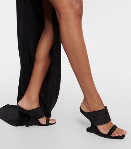 Rick Owens Cantilever suede mules - Rick Owens - Modalova