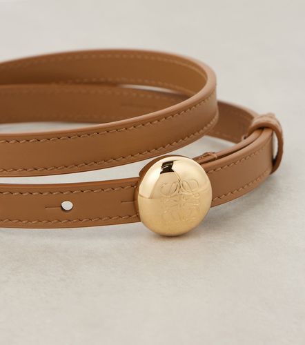 Loewe Pebble Anagram leather belt - Loewe - Modalova