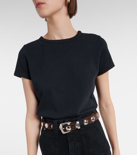 Khaite Benny studded suede belt - Khaite - Modalova