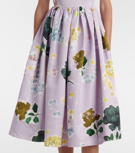 Abito midi in faille di misto cotone - Erdem - Modalova