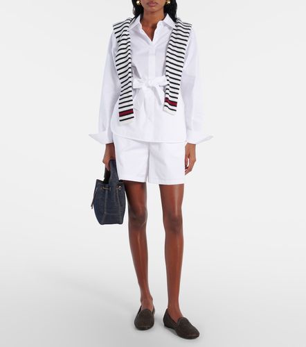 Shorts Antiope de algodón de tiro alto - Max Mara - Modalova