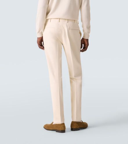 Pantalones chinos en sarga de algodón - Thom Sweeney - Modalova