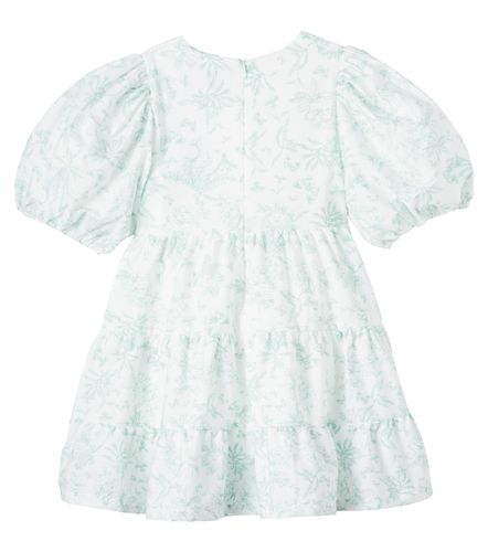 Vestido de algodón estampado con mangas abullonadas - Tartine et Chocolat - Modalova