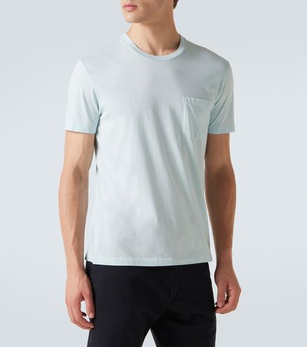 T-shirt in jersey di cotone e seta - Tom Ford - Modalova