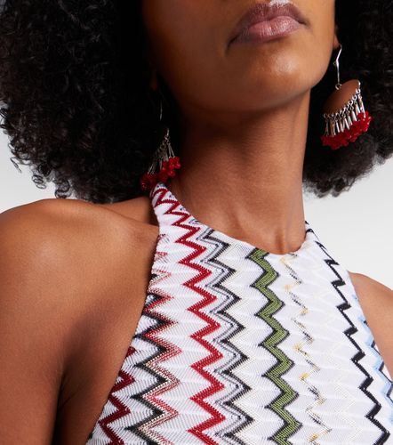 Abito lungo in maglia a zig-zag - Missoni - Modalova