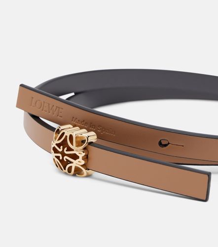 Cinturón de piel con anagrama - Loewe - Modalova