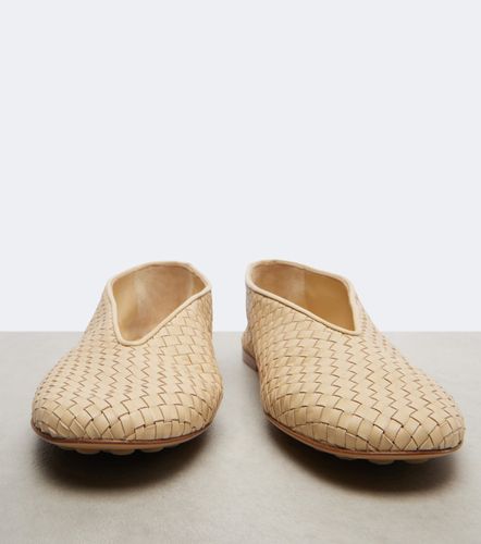 Rosa Intrecciato leather ballet flats - Bottega Veneta - Modalova