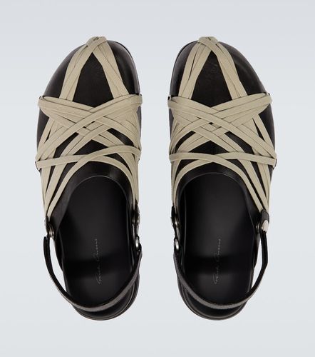 Rick Owens Mules Megalace de piel - Rick Owens - Modalova