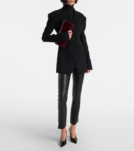 Edie coated cropped slim pants - Wolford - Modalova
