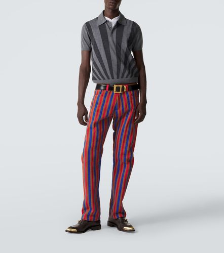Versace Jeans rectos a rayas - Versace - Modalova