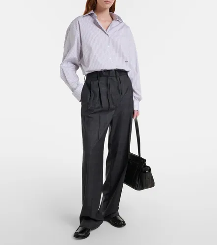 Prada Weite Hose aus Wolle - Prada - Modalova
