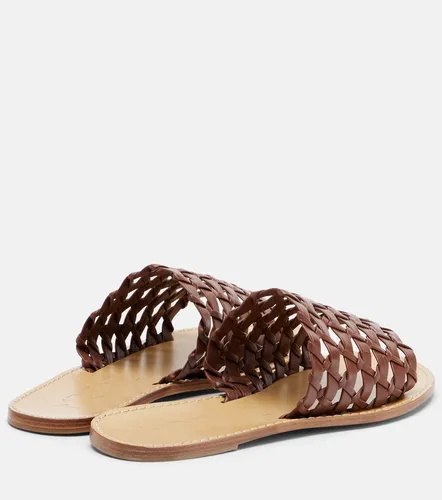 Estrella woven leather sandals - Souliers Martinez - Modalova