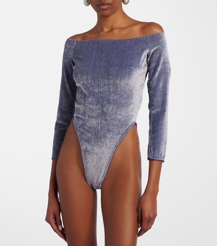 Off-Shoulder-Body mit Spitze - Jacques Wei - Modalova