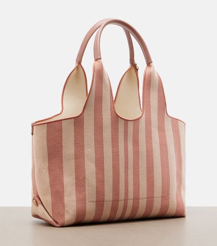 Chloé Shopper Stripy Large in canvas - Chloe - Modalova