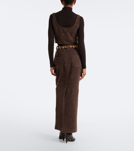 Gonna lunga in tweed misto lana e cashmere - Ralph Lauren Collection - Modalova