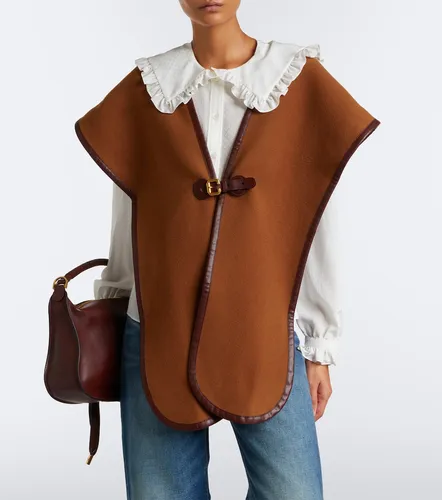 Chloé Blusa de georgette de seda bordada - Chloe - Modalova