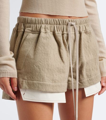 Shorts Fog in cotone e lana - Rick Owens - Modalova