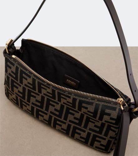 Zip Top Small FF jacquard canvas shoulder bag - Fendi - Modalova