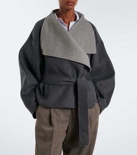 Onelle reversible wool-blend wrap coat - The Frankie Shop - Modalova