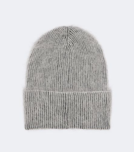 Ribbed-knit mohair and wool-blend beanie - Brunello Cucinelli - Modalova