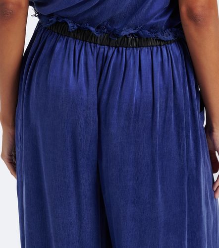 Leather-trimmed balloon pants - Jacques Wei - Modalova