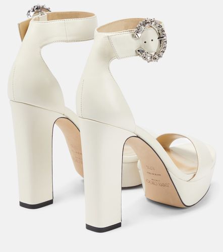 Mionne 120 leather platform sandals - Jimmy Choo - Modalova