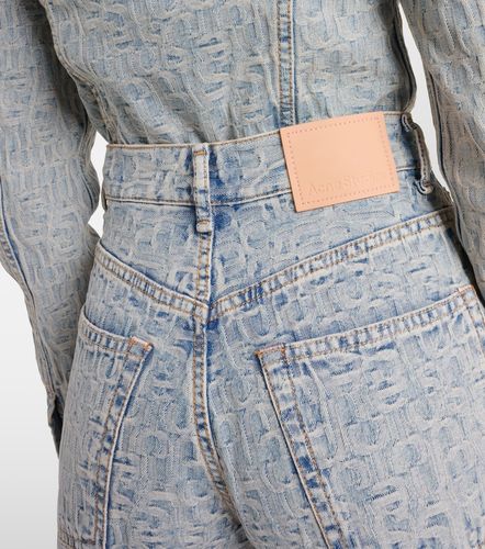 Monogram high-rise wide-leg jeans - Acne Studios - Modalova