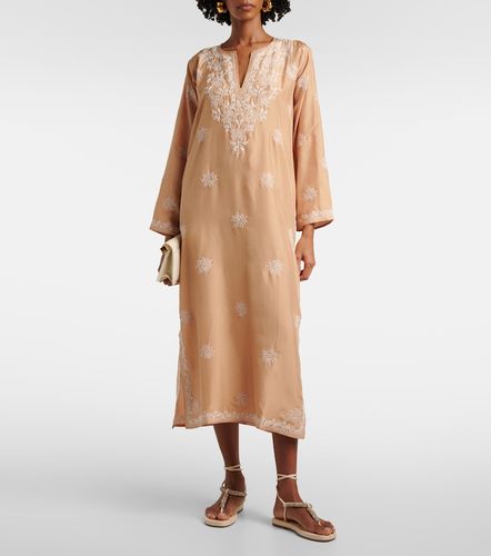 Juliet Dunn Embroidered silk kaftan - Juliet Dunn - Modalova