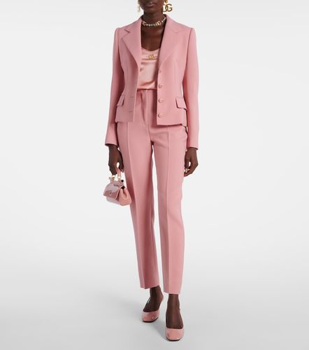 Pantalones slim de lana virgen - Dolce&Gabbana - Modalova